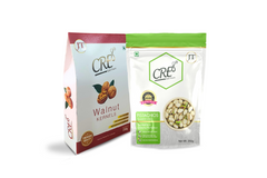 Walnut kernels premium + Pistachios Roasted Salted - Combo 500gm