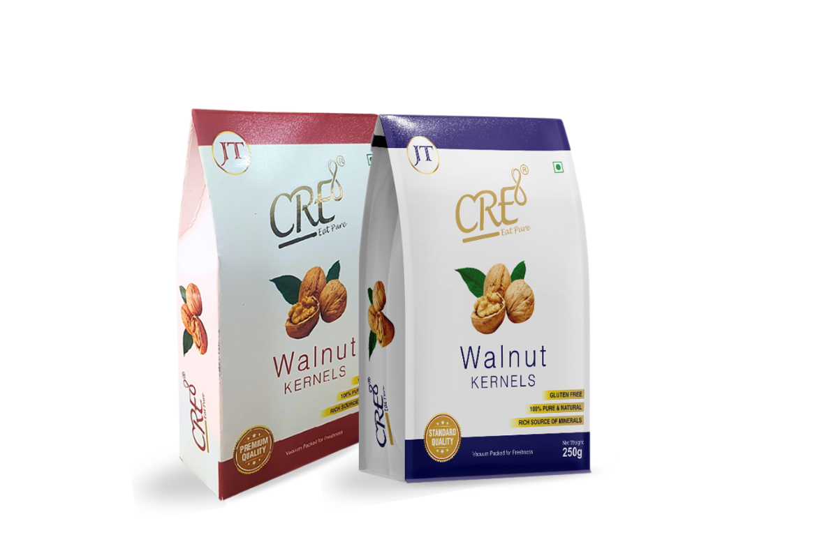 Walnut kernels standard + Walnut kernels premium - Combo 500gm